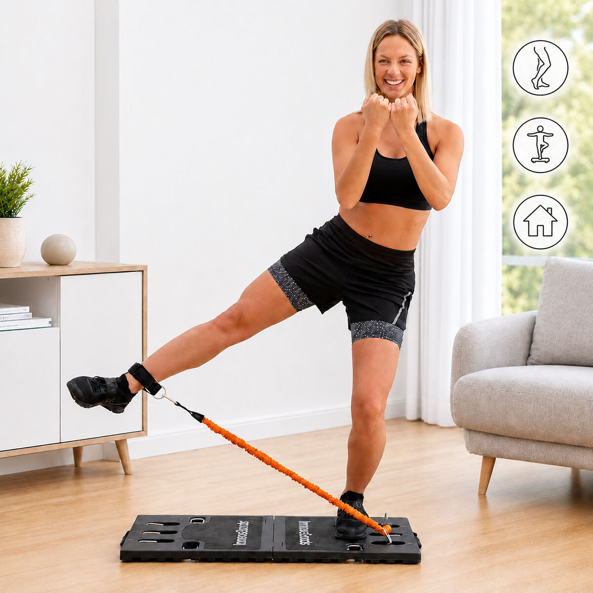 Integralni Prijenosni Sustav Treninga s Vodičem za Vježbanje Gympak Max InnovaGoods