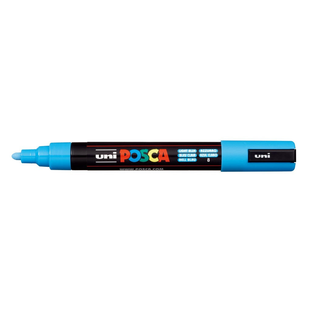Marker Uni pc-5m Posca svetlo modri