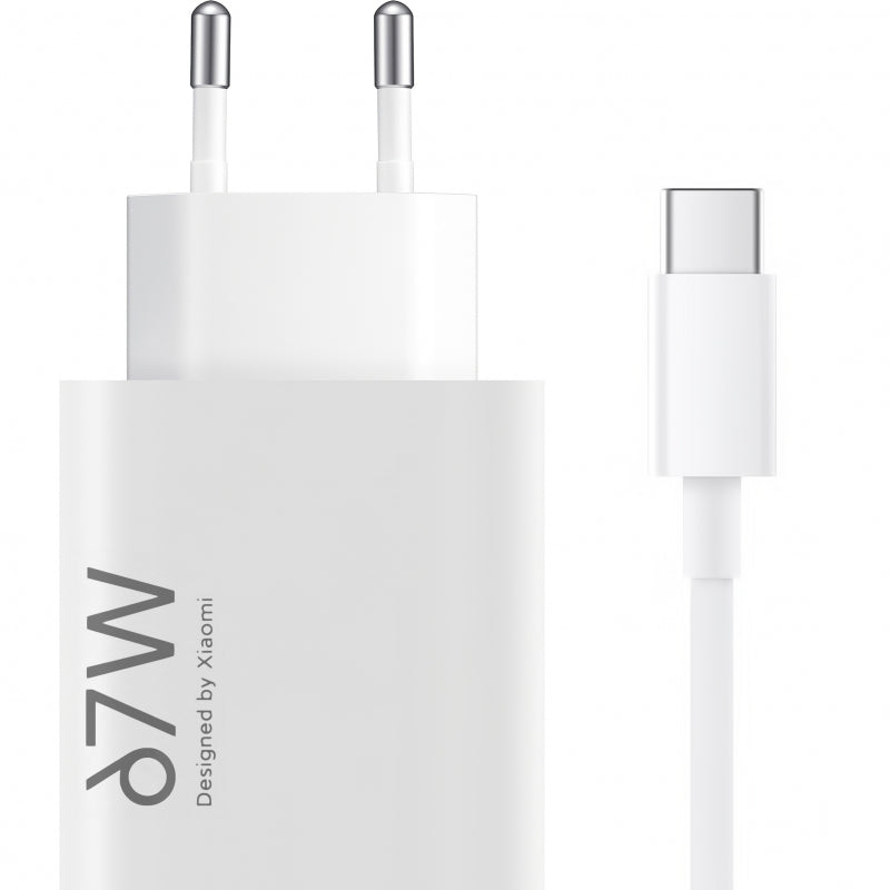 Zidni punjač Xiaomi 67W 6.2A 1 x USB-A s USB-C kabelom Bijeli BHR9465EU
