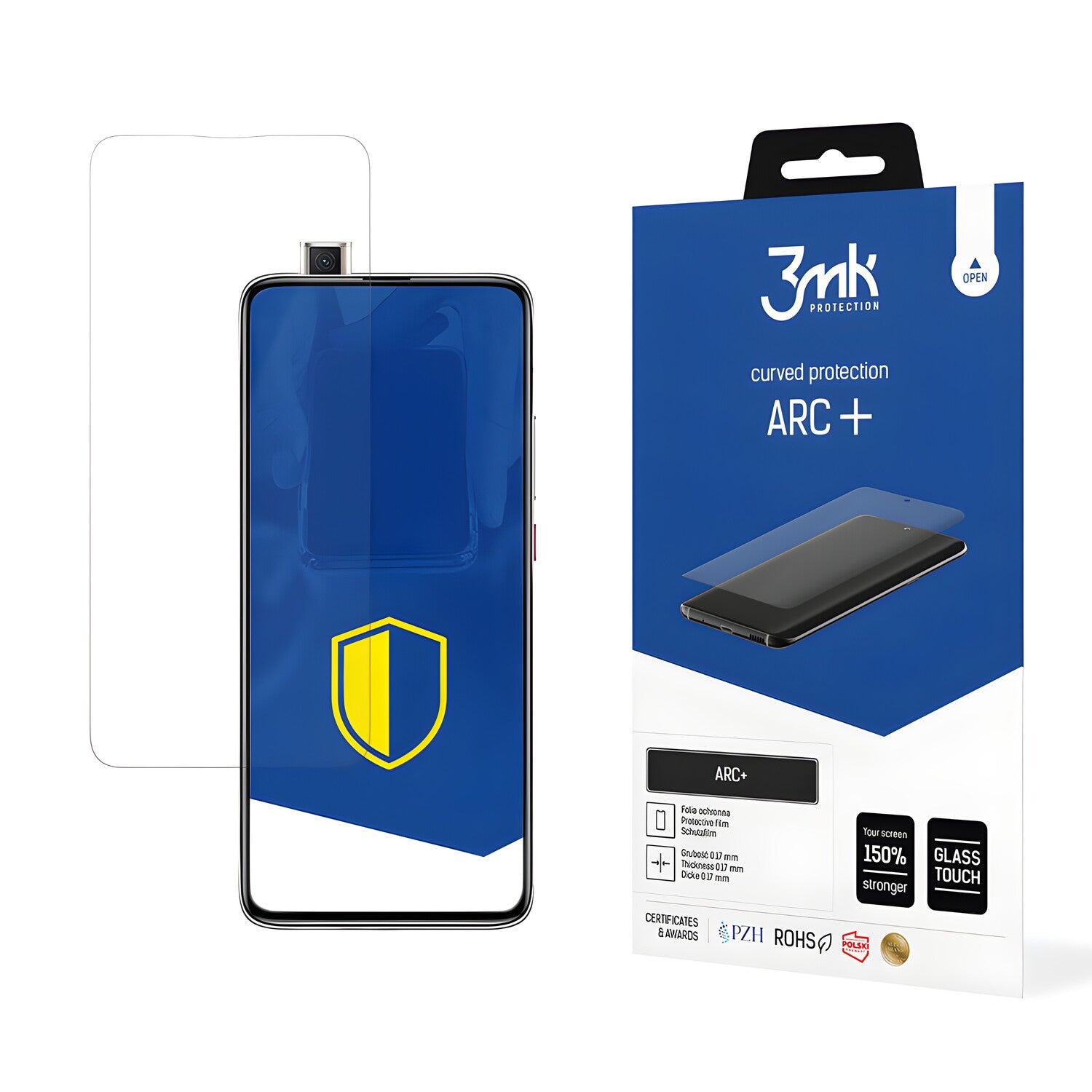3mk Arc+ zaštitna folija za Xiaomi Redmi K30 Pro - Prozirna KP23408