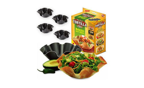 Tortilla Set, četverodijelni set za izradu tortilla, pogledajte video